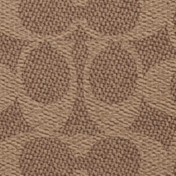 Coach Brown Signature Leather Canvas Notebook - Picture 5 of 6